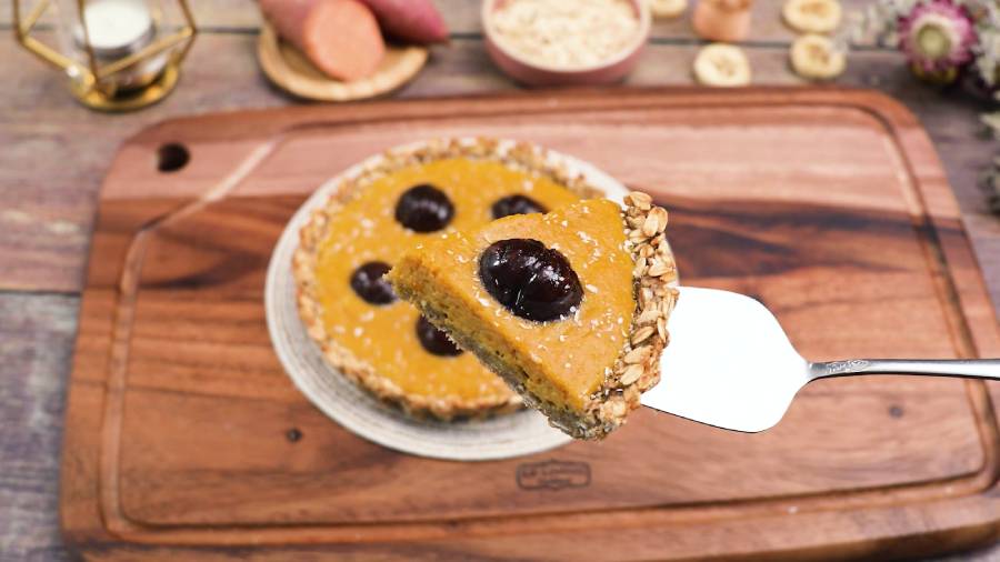 Low Fat Oatmeal Sweet Potato Pie